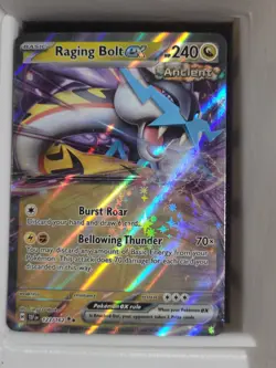 Pokemon TCG Raging Bolt ex 123/162 SV05: Temporal Forces Holo - Image 1