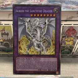 Albion the Sanctifire Dragon RA05 Starlight Rare 1st Edition LP - Image 1