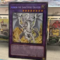 Albion the Sanctifire Dragon RA05 Starlight Rare 1st Edition LP - Image 4