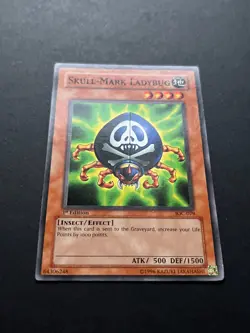 Yugioh! Skull-Mark Ladybug - 1st Edition IOC-079 Common (LP) 1996 - Image 3