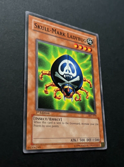 Yugioh! Skull-Mark Ladybug - 1st Edition IOC-079 Common (LP) 1996 - Image 5