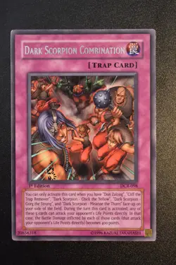 Dark Scorpion Combination - DCR-098 - Rare - 1st Edition - LP - YuGiOh! - Image 1
