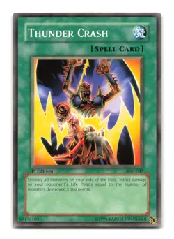 Thunder Crash - IOC-043 1st Edition - YuGiOh-LP - Image 1