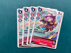 Effecmon BT22-009 Playset Cyber Eden Digimon Card Game x4 - Image 1