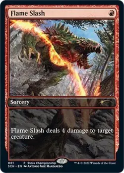 Flame Slash - Near Mint MTG Promos: Game Day and Store Championship - Image 1