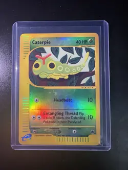 Caterpie 94/165 Expedition Reverse Holo Pokemon Card 2002 WOTC e-Reader - Image 5