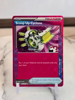 Pokemon TCG Scoop Up Cyclone 162/167 Prize Pack Series Cards Holo NM - Image 1