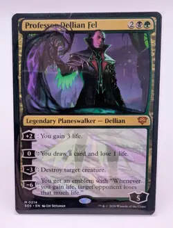 Professor Dellian Fel - Magic The Gathering, NM, SOS-214 - Image 1