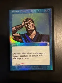 MTG Psionic Blast Foil Time Spiral Timeshifted - Image 1