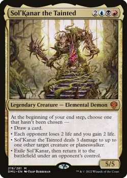 *FOIL* MTG Sol'Kanar the Tainted ** Dominaria United ** English (NM) - Image 1