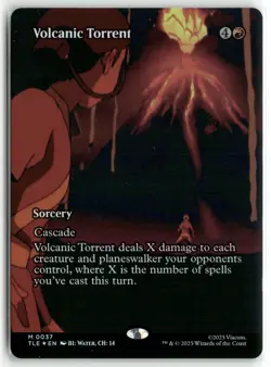 Volcanic Torrent (Borderless) M Avatar Eternal-Legal 37 Foil - Image 1