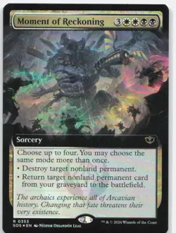 Moment of Reckoning (Extended Art) *Foil* SOS 353 NM - Image 1