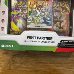 Pokemon First Partner Illustration Collection—Series 1 SEALED Mega Evolutions - Image 3