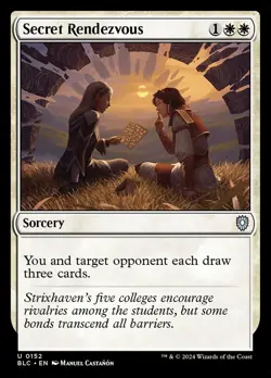 MTG - Secret Rendezvous - Bloomburrow Commander - X1 - (LP) - - Image 1