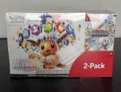 Pokemon Prismatic Evolutions Elite Trainer Box and Booster Bundle Costco 2-Pack - Image 1