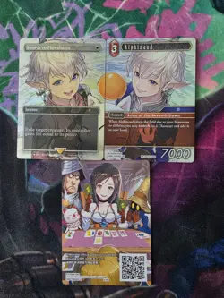 MTG Final Fantasy Swords To Plowshares&Alphinaud Foil Promo (FA) MagicConLV 2025 - Image 1