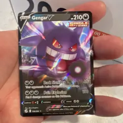 The Pokemon Company Gengar V 156/264 Fusion Strike Ultra Rare Holo 210HP - Image 3