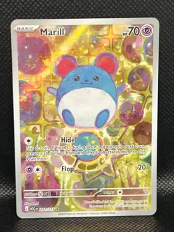 Pokemon TCG Marill #232/217 ME: Ascended Heroes Illustration Rare Full Art Holo - Image 1