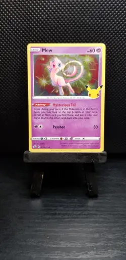 Mew 011/025 Holo Rare Celebrations Pokemon Holo Near Mint - Image 1