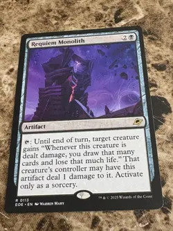 REQUIEM MONOLITH Magic Gathering MTG Edge of Eternities - Image 1