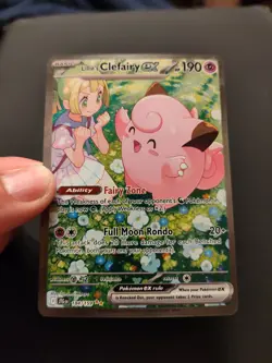 Pokemon Lillie's Clefairy ex 184/159 Journey Together Full Art Holo Alternate... - Image 1