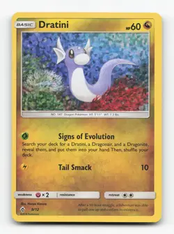 Pokemon TCG - Dratini 009/012 Heavily Played Holo Promo McDonald's Promos 2018 - Image 1