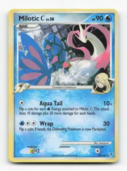 Pokemon TCG - Milotic C 35/147 Heavily Played Rare Supreme Victors - Image 1