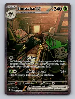 SINISTCHA EX 210/167 SPECIAL ILLUSTRATION RARE TWILIGHT MASQUERADE POKEMON NM - Image 1