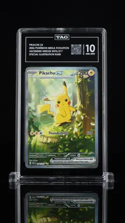 Pokemon TCG Pikachu Ascended Heroes SIR TAG 10 GEM MINT - Image 1