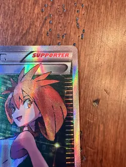 Pokemon TCG Brigette Full Art Ultra Rare Holo 161/162 Breakthrough - Image 3