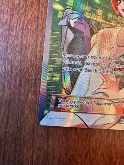 Pokemon TCG Brigette Full Art Ultra Rare Holo 161/162 Breakthrough - Image 4