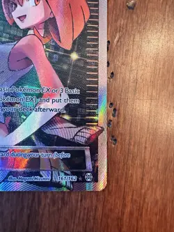 Pokemon TCG Brigette Full Art Ultra Rare Holo 161/162 Breakthrough - Image 5