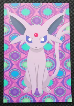 Espeon Pokemon Center Limited Ed Postcard Japanese Rare Nintendo From Japan F/S - Image 1