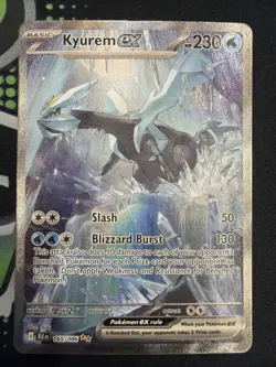 KYUREM EX 165/86 Special Illustration Rare Black Bolt Pokemon SIR English - Image 1