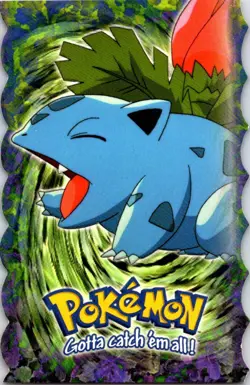 Pokemon Topps Ivysaur Die Cut 2 of 12 BLUE LABEL LP - Image 1