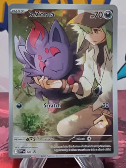 N'S ZORUA 189 HOLO PROMO SCARLET & VIOLET PROMO POKEMON NM/M - Image 1