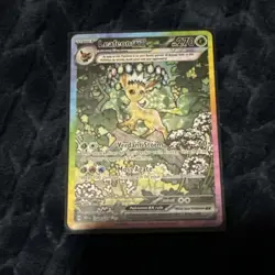 2025 POKEMON PRE EN-PRISMATIC EVOLUTIONS 144 LEAFEON EX SPECIAL ILLUSTRATION RAR - Image 1