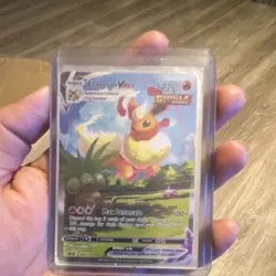 Pokemon Flareon VMAX SWSH180 Promo Full Art Holo Single Strike Sword & Shield - Image 1