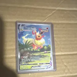 Pokemon Flareon VMAX SWSH180 Promo Full Art Holo Single Strike Sword & Shield - Image 3