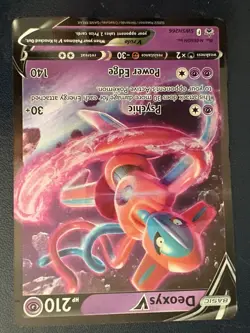 2022 POKEMON SWSH BLACK STAR PROMO 266 DEOXYS V DEOXYS VMAX & VSTAR BATTLE BOX - Image 1