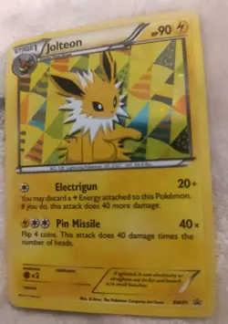 Pokemon Jolteon BW91 Black and White Holo Promo 2013 Black Star - Image 1