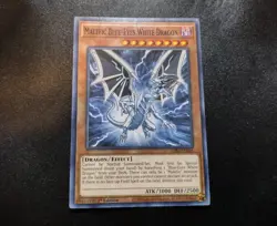 Malefic Blue-Eyes White Dragon LDS2-EN005 Common 1st Edition Yugioh Card LP - Image 1