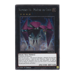 Carte Yu-Gi-Oh! 🇫🇷 Numero 16 Maitre Choc RA04-FR166 PSR Platinum Secret Rare - Image 1