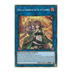 Carte Yu-Gi-Oh! 🇫🇷 Hiita Charmeuse de Feu Flammes RA04-FR074 CR Collector Rare - Image 1