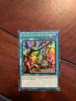 Yu-Gi-Oh Secret Village of the Spellcasters MAMA-EN083 1st Edition Ultra Rare NM - Image 1