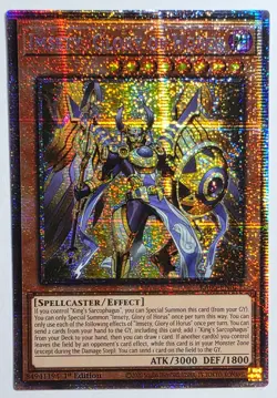 Yugioh Imsety, Glory of Horus RA05-EN027 Starlight Rare 1st Edition - Image 1