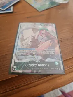 One Piece TCG OP07-019 Jewelry Bonney Alternate Art Leader - Image 2