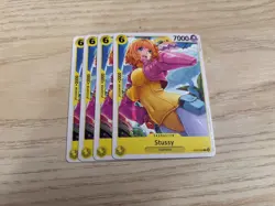 ST29-006 Playset 4 x Stussy C English NM One Piece TCG Card Game - Image 1