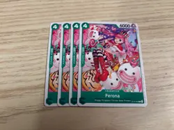 ST12-005 Playset 4 x Perona C English NM One Piece TCG Card Game - Image 1