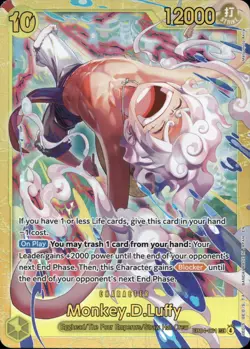 One Piece TCG • Monkey.D.Luffy EB04-061 • Secret Rare • ENG/NM - Image 1